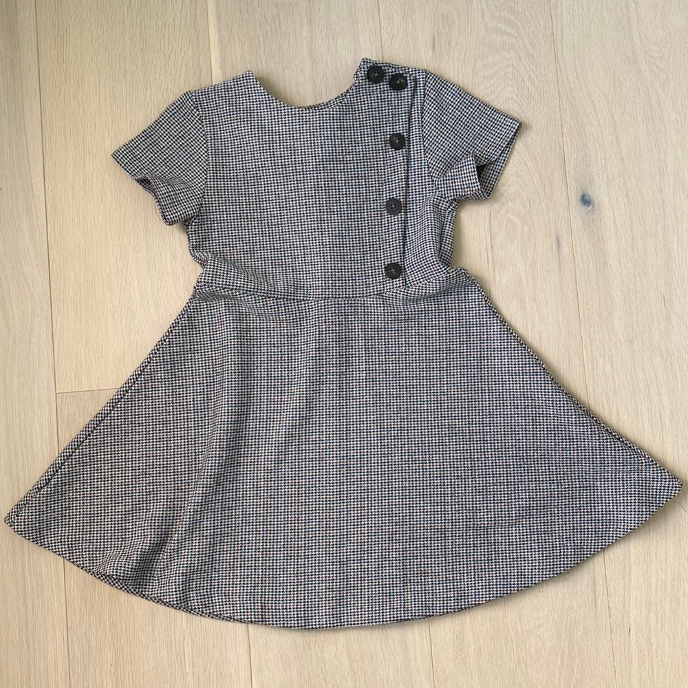 Zara Kids Houndstooth Dress size 7